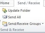 set up Outlook to only send email for some account without receive its messages